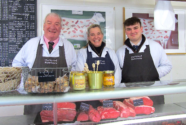 Image of the village butcher shop today, showcasing a warm and inviting atmosphere